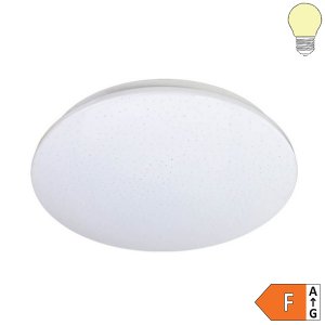 18W LED Deckenleuchte kristall warmweiß