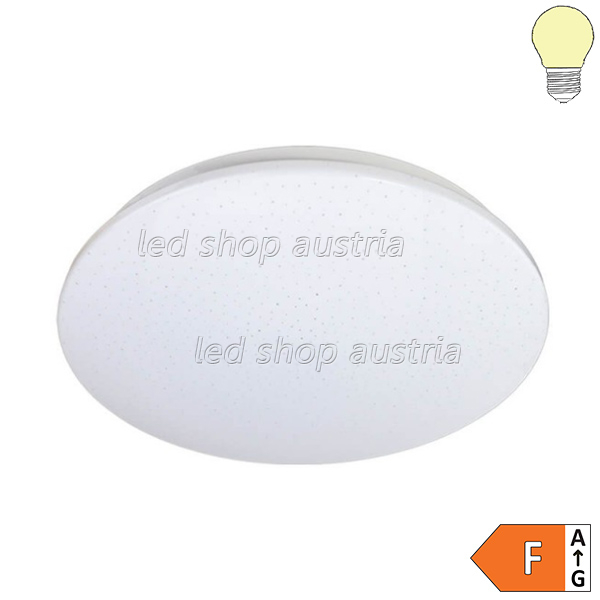 18W LED Deckenleuchte kristall warmweiß