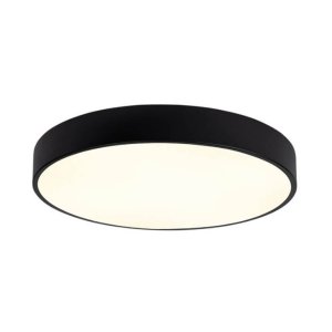 30W LED Deckenleuchte rund schwarz neutralweiß