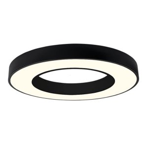 36W LED Deckenleuchte Design rund schwarz neutralweiß