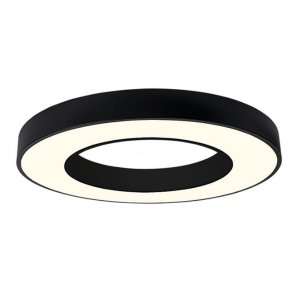 36W LED Deckenleuchte Design rund schwarz neutralweiß