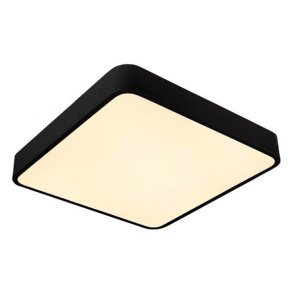30W LED Deckenleuchte quadratisch schwarz warmweiß