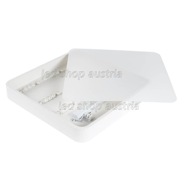 30W LED Deckenleuchte quadratisch weiß neutralweiß