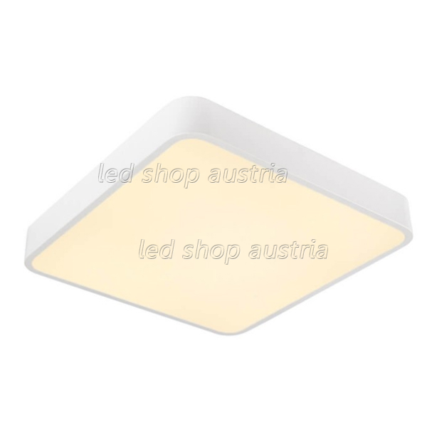 30W LED Deckenleuchte quadratisch weiß warmweiß