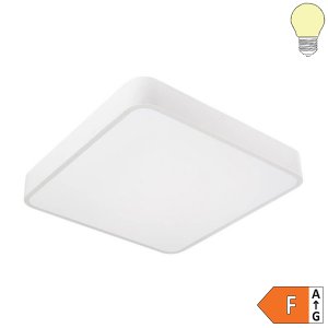 30W LED Deckenleuchte quadratisch weiß warmweiß
