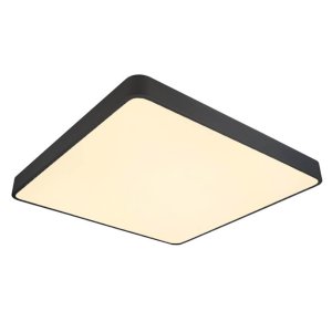 64W LED Deckenleuchte quadratisch schwarz warmweiß