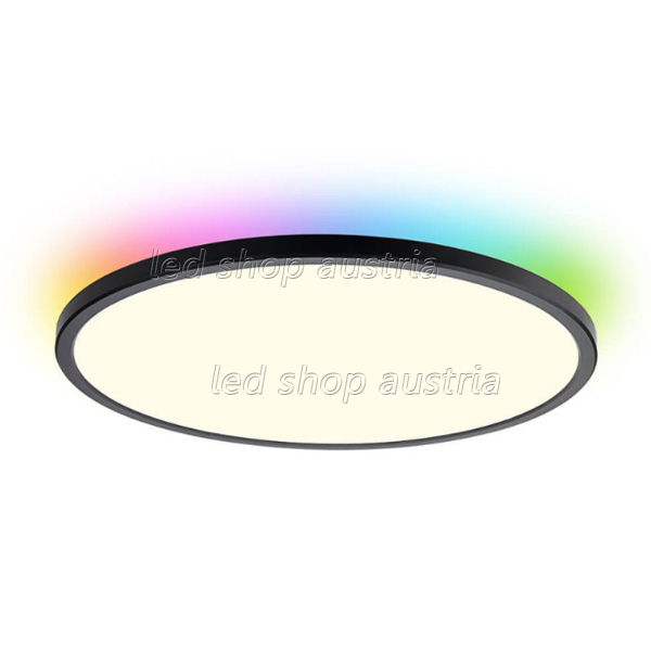 32W Deckenleuchte schwarz RGB+CCT