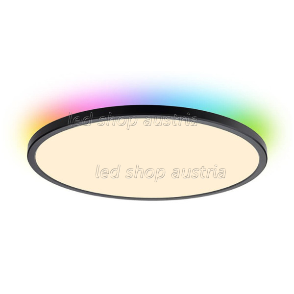 32W Deckenleuchte schwarz RGB+CCT