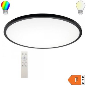 32W Deckenleuchte schwarz RGB+CCT