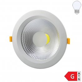 15W LED Downlight rund 145° inkl. Trafo TÜV kaltweiß