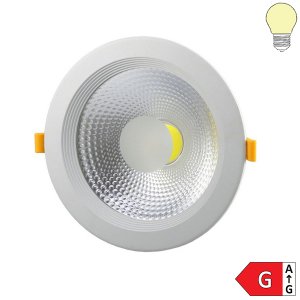 15W LED Downlight rund inkl. Trafo TÜV warmweiß