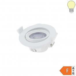 7W LED SMD Downlight rund schwenkbar inkl. Trafo warmweiß