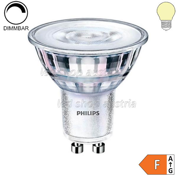 LED GU10 Spot 4W Philips CorePro dimmbar warmweiß