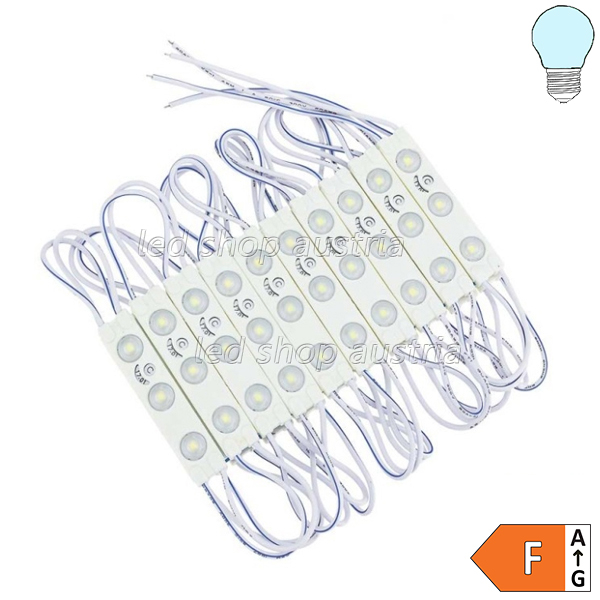 12V LED SMD 2835 Modul 1W IP65 SET 20Stk skywhite