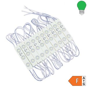 12V LED SMD 2835 Modul 1W IP65 SET 20Stk grün