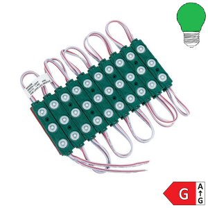 12V LED SMD 2835 Modul 1,5W IP65 SET 20Stk grün