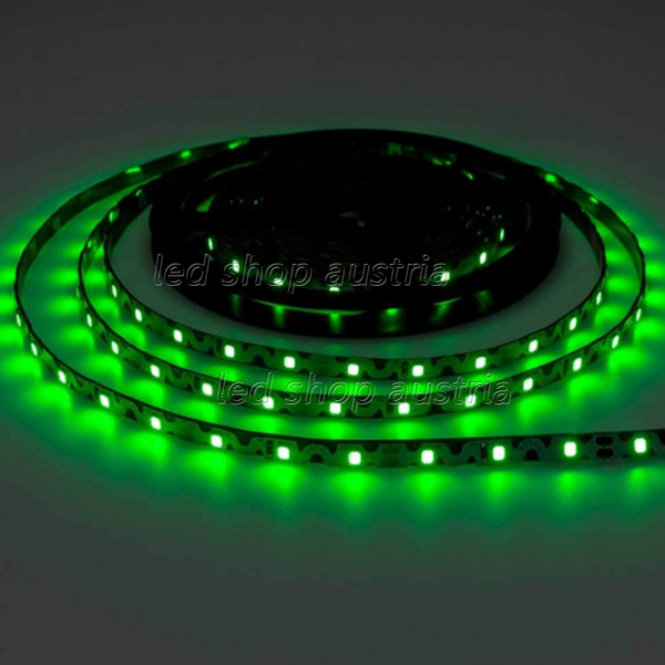 S-Type LED Strip 2835 60SMD/m 7,2W/m 12V LED Streifen 5m grün