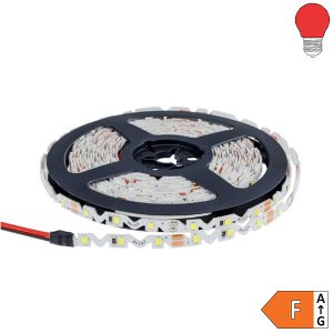 60SMD/m 7,2W/m 12V LED S-Streifen 2835 5m spritzwassergeschützt rot