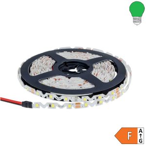 60SMD/m 7,2W/m 12V LED S-Streifen 2835 5m spritzwassergeschützt grün