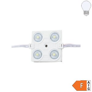 12V LED SMD 2835 Modul 2,4W IP65 SET 20Stk kaltweiß