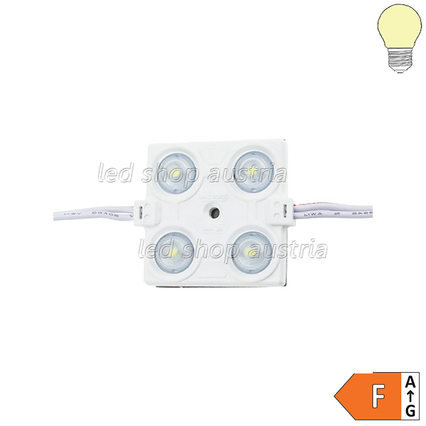 12V LED SMD 2835 Modul 2,4W IP65 SET 20Stk warmweiß