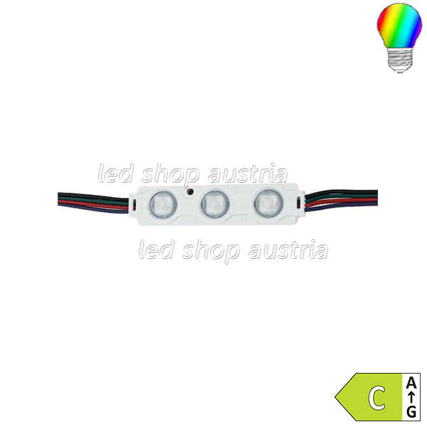 (Bild für) LED 12V SMD 5050 Modul 0,75W IP65 RGB SET 20Stk