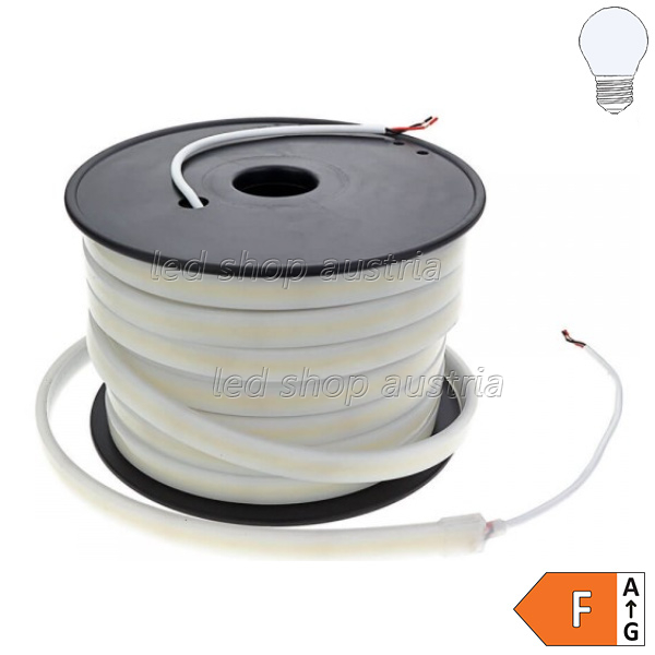 (Bild für) 504SMD/m 6W/m 48V COB LED Streifen IP67 20m kaltweiß