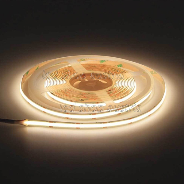 LED COB Strip 24V 320SMD/m 10W/m CRI90+ 5m selbstklebend neutralweiß