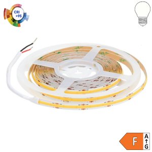 LED COB Strip 24V 320SMD/m 10W/m CRI90+ 5m selbstklebend neutralweiß