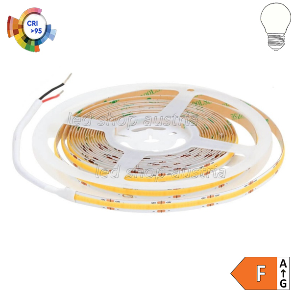 LED COB Strip 24V 320SMD/m 10W/m CRI90+ 5m selbstklebend neutralweiß