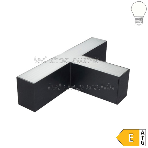 12W T- Modul für Linearleuchte Direktmontage schwarz neutralweiß