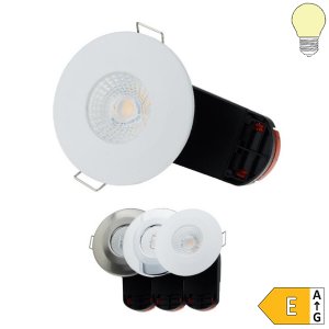 6W LED Einbauspot rund IP65 dimmbar warmweiß