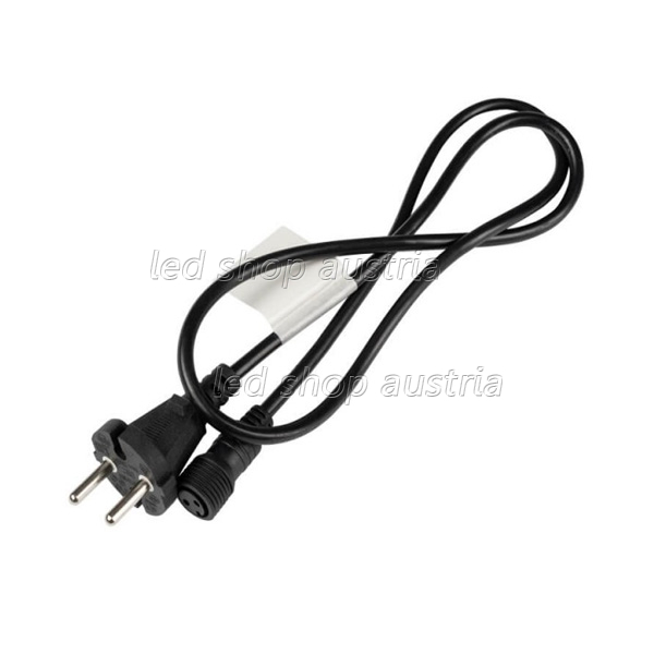 Lichterkette schwarz mit E27 Fassung 10 Stk. 5 Meter IP65