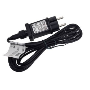 Party- Lichterkette schwarz inkl. LED Birnen 10Stk. 8 Meter IP65 bunt