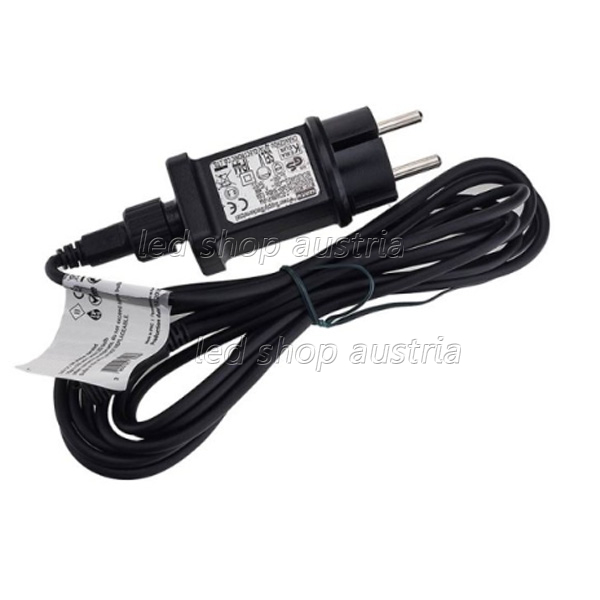 Lichterkette schwarz inkl. LED Birnen 10Stk. 8 Meter IP65 kaltweiß