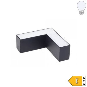 10W L-Verbinder für Linearleuchte Slim Professional schwarz kaltweiß