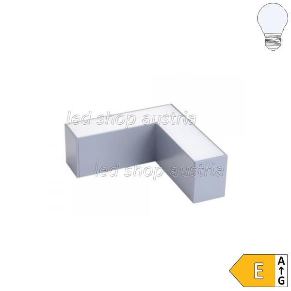 10W L-Verbinder für Linearleuchte Slim Professional silber kaltweiß