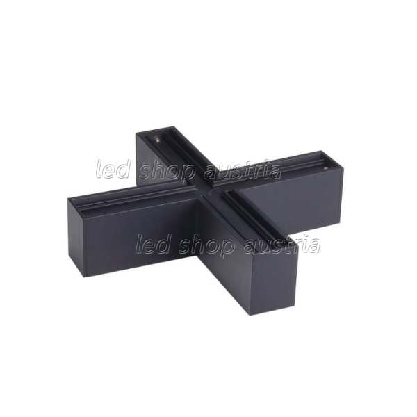 20W X-Verbinder für Linearleuchte Slim Professional schwarz kaltweiß