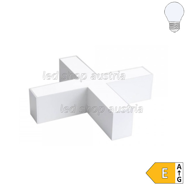 20W X-Verbinder für Linearleuchte Slim Professional weiß kaltweiß