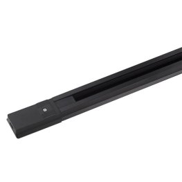 1 Ph. Stromschiene für LED Schienenstrahler sschwarz 198cm