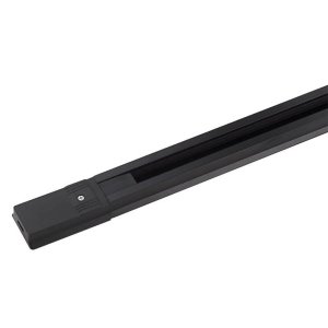 1 Ph. Stromschiene für LED Schienenstrahler sschwarz 198cm