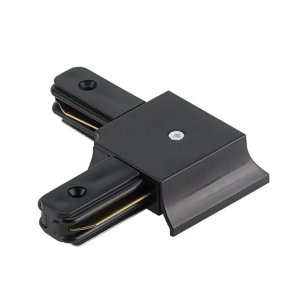 Verbinder für 1 Ph. Stromschiene schwarz L-FORM
