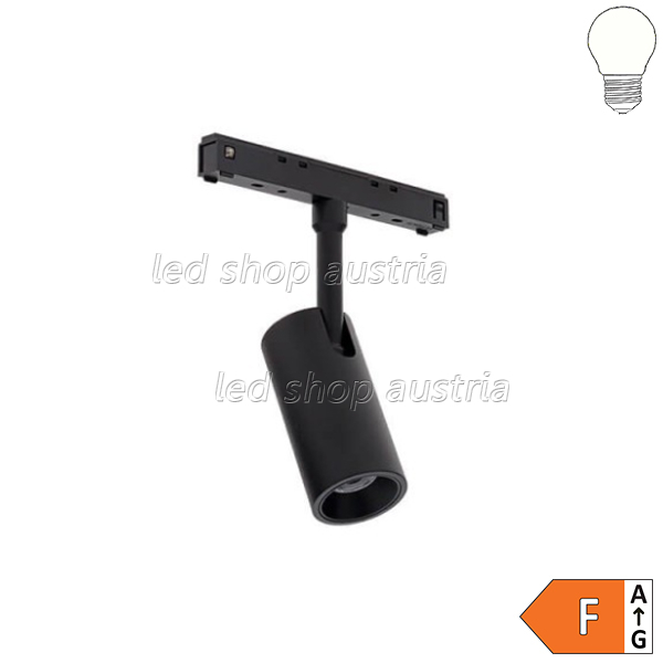 6W LED Spot für 48V Stromschiene Magnetic Line R15 schwarz neutralweiß