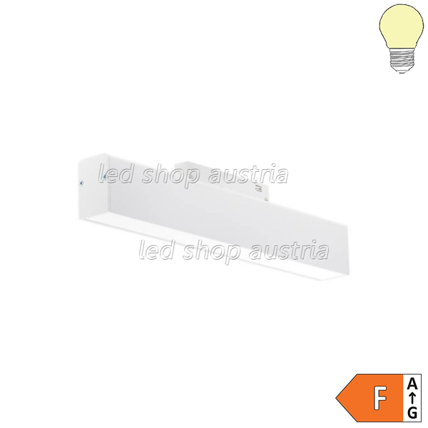 12W LED Leuchte 30cm für 48V Stromschiene Magnetic Line R35 weiß warmweiß