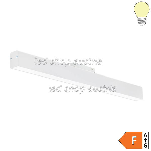 20W LED Leuchte 60cm für 48V Stromschiene Magnetic Line R35 weiß warmweiß