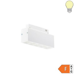 10W LED Strahler 5-flammig für 48V Stromschiene Magnetic Line R35 weiß warmweiß