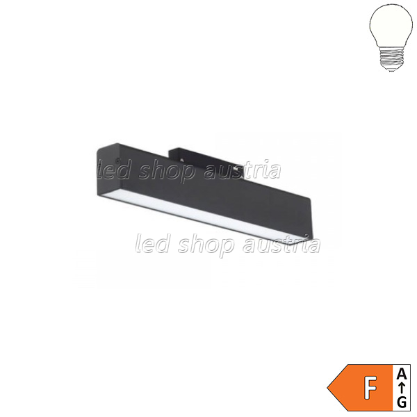 12W LED Leuchte 30cm für 48V Stromschiene Magnetic Line R35 dimmbar schwarz neutralweiß