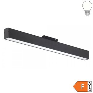 20W LED Leuchte 60cm für 48V Stromschiene Magnetic Line R35 dimmbar schwarz neutralweiß