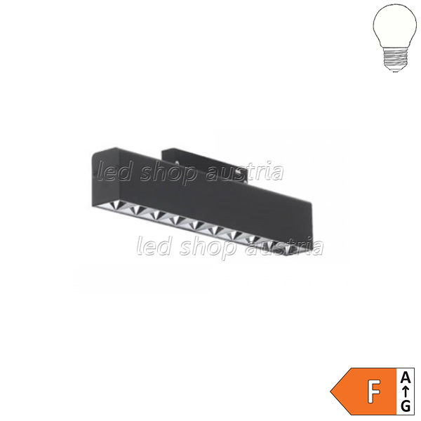 20W Strahler 10-flammig für 48V Stromschiene Magnetic Line R35 dimmbar schwarz neutralweiß