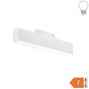 LED Leuchte 12W 30cm für 48V Stromschiene R35 Magnetic Line Weiß 0-10V dimmbar neutralweiß